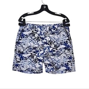 Orlebar Brown Bulldog Bonded Shorts Men's 32 White Blue Black Marble Swim